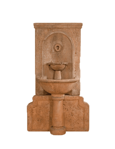 Imperia Antica Wall Outdoor Cast Stone Garden Fountain Fountain Tuscan